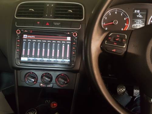 VW Polo 6 (2010 - 2014) Navigation unit, 8 inch GPS DVD, FREE Maps & Reverse Camera